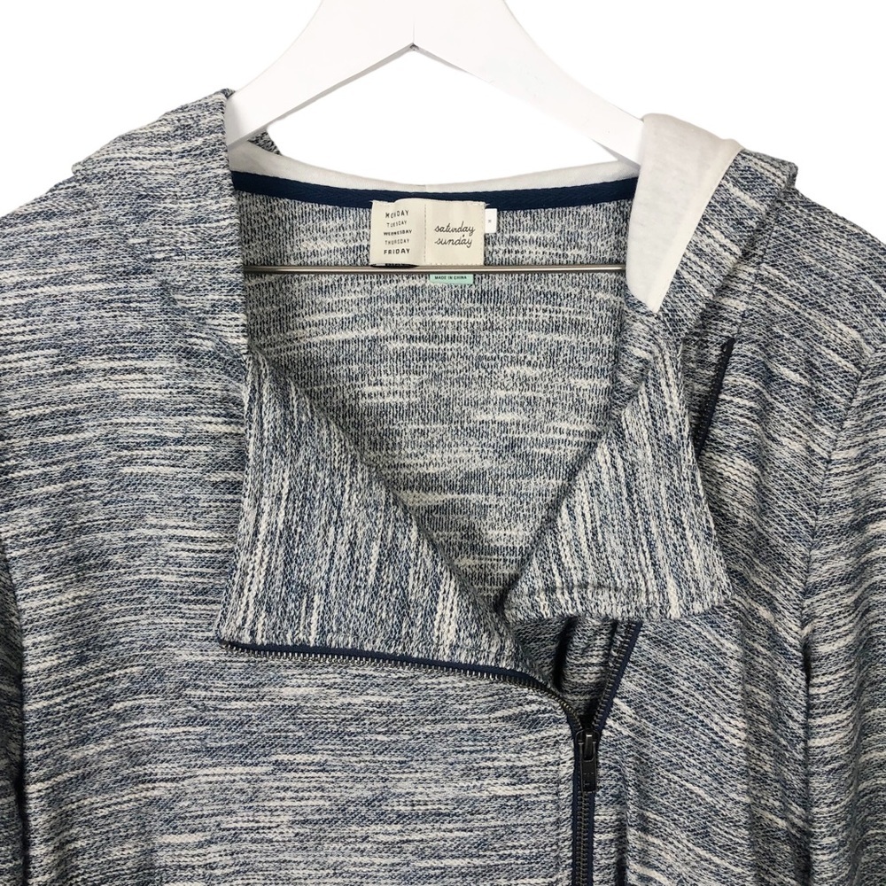 Anthropologie Saturday Sunday Moto Hooded Jacket - Picture 4 of 10